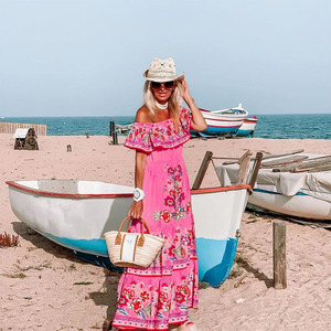 Buy In Bulk Bright Colour Maxi Dress Hand-Made, Cotton Fabric | Alibaba.com