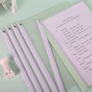 A3 Size <b>Binder</b> Box Rotating Pull Rod <b>Clip</b> Large Capacity Test Paper Storage Booklet A4 Mobile Plastic File Folders for School - Product Image 4