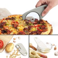 Kit de 5 Ustensiles de Cuisine Râpe à Fromage et Chocolat Broyeur Ail et Gingembre Roulette à Pizza Ouvre-Bouteille Économe à Légumes