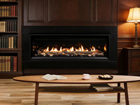 Lampe à flamme de cheminée JK Modern Villa, décoration de bar, en acier résistant à la chaleur, verre trempé, lumière simulée de feu de bois et de charbon de bois