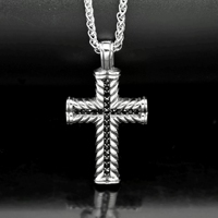 Offre Spéciale femmes or Madonna croix pendentif collier créatif personnalisé vacances bijoux étincelant plein diamants Zircon cadeaux