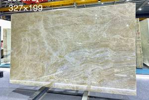 Losa de encimera de cocina de cuarcita Taj Mahal, 3200x1600mm, 20mm de espesor, resistente al calor y a las manchas para cocina de Villa de lujo - Product Image 3
