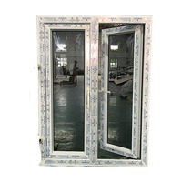 Ventanas Abatibles de PVC/UPVC de Diseño Profesional y Estilo Europeo, Bajo Costo, Certificación CE
