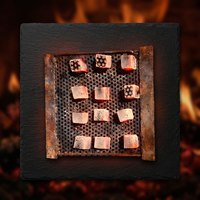 Briquettes de qualité supérieure fabriquées à partir de coques de noix de coco indonésiennes, idéales pour l'utilisation dans les chichas ou les narguilés.
