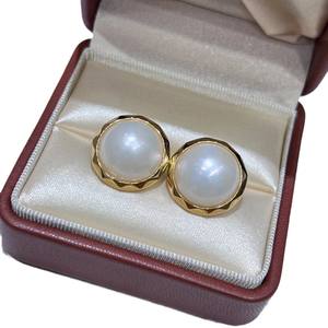 Mabei World - Juego de joyería fina con perlas blancas de 16 mm, cuentas de plata S925 con hebilla universal incrustada, diámetro exterior de 18-19 mm - Product Image 5