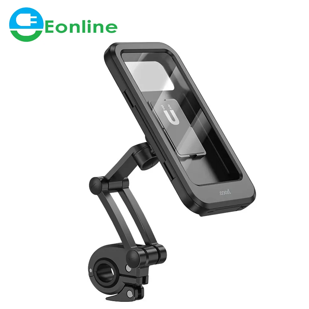 EONLINE 360 Adjustable Waterproof Bicycle Phone Holder Universal Bike Motorcycle Handlebar Cell Phone Support Mount Bicycle