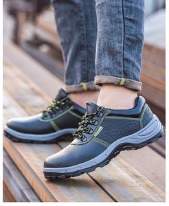 Scarpe antinfortunistiche industriali invernali da uomo in microfibra pelle in acciaio inox dita impermeabili stivali da lavoro protettivi per la costruzione - Product Image 2