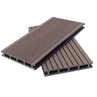 Planches de terrasse en WPC pour l'extérieur, dalles de sol à emboîtement, composite bois-plastique, teck, terrasse
