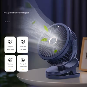 Mini ventiladores de refrigeración recargables por USB de 5V, Enfriador de aire eléctrico portátil de alto viento para cochecito de bebé, coche, Hotel al aire libre, RV, uso doméstico - Product Image 3