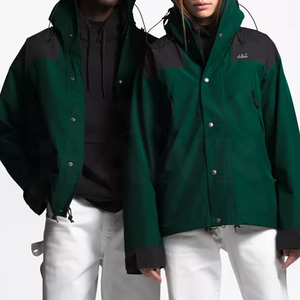 Chaqueta de invierno de talla grande totalmente personalizada para hombre, Jersey impermeable, parte superior con cremallera, Material de piel de oveja transpirable, tarifas al por mayor - Product Image 2