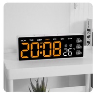 Huayang 5518 Pillen-Erinnerungswecker LED Digital mit USB-Ausgang Temperaturanzeige Dreifach-Alarm DST für Schlafzimmer