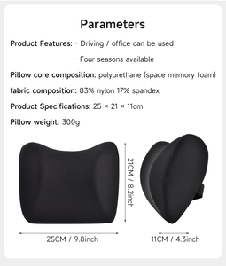 Bộ nhớ bọt còn lại xe cổ tựa đầu gối trở lại đệm xe cổ đệm - Product Image 4