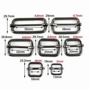Meetee F2-12 13-50mm Verstelbare Schuifgesp Tassen Hardware Accessoires Vierkante Rolpen Gespen voor Handtas Kleding Schuifgesp - Product Image 2