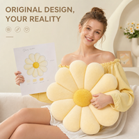 Coussin en peluche fleur bohème original, cadeaux promotionnels, jouet en peluche personnalisé, jouet en peluche en gros, peluche OEM ODM avec logo