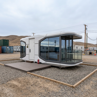 Capsule spatiale modulaire toutes saisons, unité préfabriquée durable pour l'hébergement des travailleurs, les camps et les projets sur sites isolés