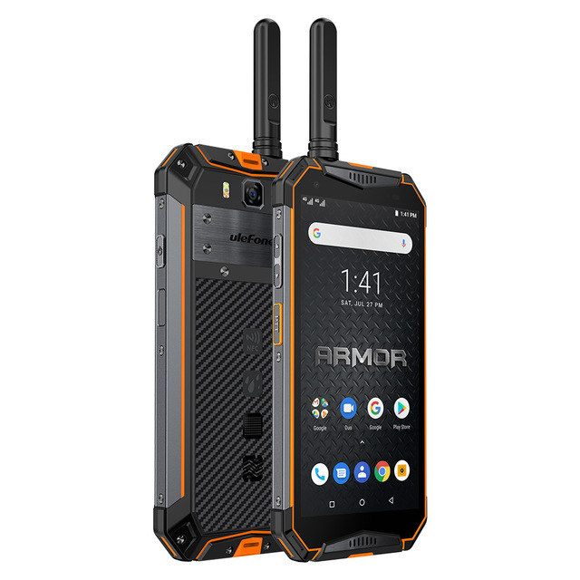 Ulefone Armor 3WT Walkie-Talkie Rugged Mobile Phone Android 9.0 6GB 64GB 10300mAh NFC 4G Global Version Smartphone