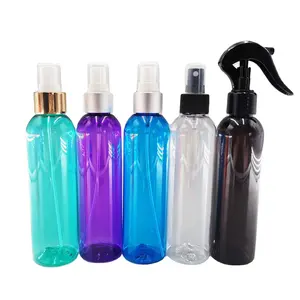 180ml plastik sis sprey şişesi kozmetik tetikli püskürtücü Pet şişe 6 Oz