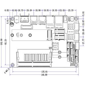 Carte industrielle embarquée TEKET SBC35TL53 3,5 pouces SBC Intel Tiger Lake-U I3-1115G4 <span class=keywords><strong>I5</strong></span>-<span class=keywords><strong>1135G4</strong></span> 8 Go embarqués CAN BUS MSKEXT GPIO TPM - Product Image 2