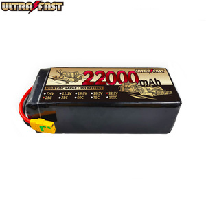 Batería de Competición Ultrarrápida Multieje para Drones Fotovoltaicos 6S 25C 22.2V 22000mAh con Cátodo de LiCoO2, Baterías de Iones de Litio 500-1000 6S 25 - Product Image 1