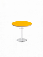 Table rectangulaire moderne et simple avec plateau en bois et base en métal en forme de croix pour restaurant commercial et lieux événementiels