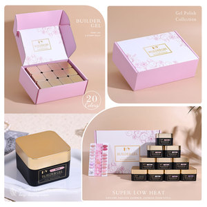 เจลต่อเล็บ Hanyinails 20 สี ปราศจากสาร HEMA/TPO ความร้อนต่ำพิเศษ ปรับระดับได้เอง เจลต่อเล็บวีแกนธรรมชาติ - Product Image 3