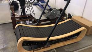 Treadmill Wood Treadmill Gym Fitness Equipment Commercial Treadmills Manufacturers Wood Air Runner Treadmill Curve Gym Mechanical Manual Curved Treadmill