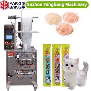 Machine d'emballage automatique YB-300J pour la distribution précise de sauces et pâtes épaisses et visqueuses pour friandises pour chats - Product Image 1