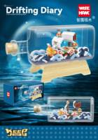 Mini bloc de construction électronique dérive bouteille livraison directe Construction jouet modèle de RMS Titanic pour enfants de 5 à 7 ans