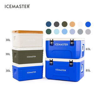 Glacière isotherme Icemaster personnalisée pour camping, pique-nique, canettes de bière, pêche sur glace, avec roues - Product Image 1