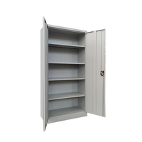 Foshan Armoire en acier boîte métal inoxydable classement avec verre 2 4 6 porte casier tiroir de rangement pour bureau Garage fichier outil mur