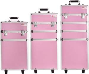 <span class=keywords><strong>Valise</strong></span> <span class=keywords><strong>de</strong></span> <span class=keywords><strong>coiffure</strong></span> 4 roues 4 en 1, chariot professionnel <span class=keywords><strong>de</strong></span> maquillage roulant, boîte <span class=keywords><strong>de</strong></span> vanité <span class=keywords><strong>de</strong></span> technicien d'ongles - Product Image 6