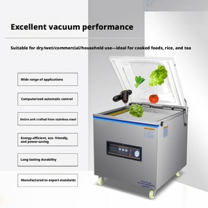 Machine d'emballage sous vide avec alimentation automatique par film étirable, scelleuse thermoformante pour l'emballage de barquettes alimentaires - Product Image 5