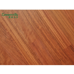 Không thấm nước và chống trầy xước <span class=keywords><strong>jatoba</strong></span> gỗ thiết kế sàn gỗ, nhà máy giá rẻ 3 ply 3 dải sàn gỗ - Product Image 3