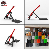 Appareil 2-en-1 d'extension des triceps debout et de dips, entraîneur de force pour la poitrine et les bras avec plateforme pour les pieds, idéal pour les salles de sport commerciales