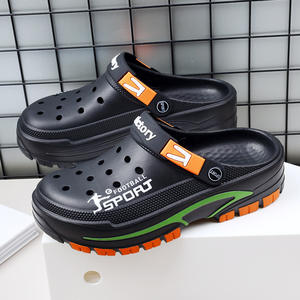 Herensandalen voor buiten, zomer, teenslippers, strandschoenen, gespsluiting, Koreaanse stijl, casual, ademend, met printpatroon - Product Image 3