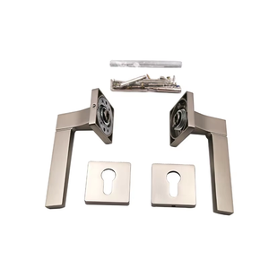 Premium Modern Interior Privacy <strong>Door</strong> Lever <strong>Door</strong> <strong>Knobs</strong> Minimalist Aluminum Handles with Security Lock for Villa Apartment - Product Image 2