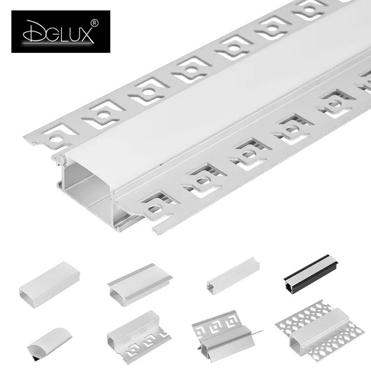 Hochwertige Embedded Bar Linear Strip Light Haushalt Verdeckte LED Aluminium Profil Decken leuchte für Wände und Ecken