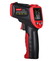 Thermomètre infrarouge à thermocouple de type K avec écran LCD couleur en plastique série WT323 WT323E, résolution 0,1, pointeur laser, rétroéclairage, faible consommation