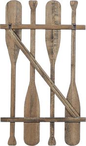 Ahşap kürek yenilik kano Oar duvar dekor ok ve şerit desenleri ile - Product Image 3
