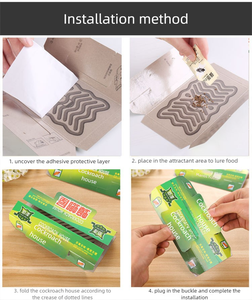 Kotak Perangkap Kecoa Padat (10 Paket) Papan Lem Ramah Lingkungan Mudah Dibuang untuk Pengendalian Hama di Hotel Apartemen Manajemen Properti - Product Image 6