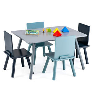 Muebles para niños, juegos y <span class=keywords><strong>mesa</strong></span> <span class=keywords><strong>de</strong></span> actividades <span class=keywords><strong>de</strong></span> aprendizaje, <span class=keywords><strong>mesa</strong></span> <span class=keywords><strong>de</strong></span> Arte <span class=keywords><strong>de</strong></span> madera para niños y 2 sillas con almacenamiento <span class=keywords><strong>de</strong></span> estantería y Patas Reforzadas - Product Image 3