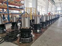 Pompe submersible à eaux usées en acier inoxydable, haute performance, auto-amorçante, à réponse rapide, robuste, à commande automatique, 3-20 CV