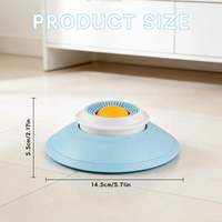 Balle rotative solide pour l'entraînement des chiens, anti-anxiété, gamelle de léchage à alimentation lente, jouet distributeur de nourriture pour animaux de compagnie