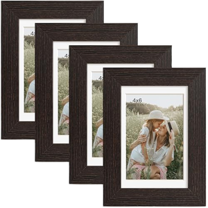 10 PIÈCES/LOT Cadre en bois MDF vierge pour sublimation, impression par transfert thermique 6 couleurs, porte-affiche et porte-cartes pour anniversaire et dents de lait - Product Image 1