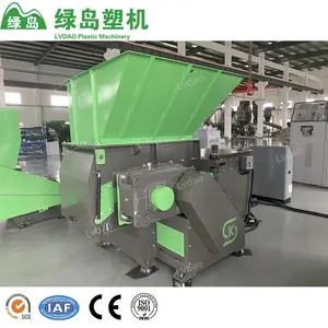 Lvdao-máquina trituradora de plástico, trituradora de un solo eje, electrodomésticos de reciclaje de residuos de plástico, máquina trituradora de neumáticos