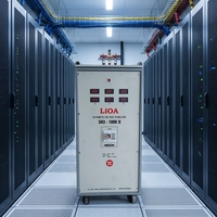 Stabilisateur de tension automatique triphasé industriel LiOA SH3 100K II 100000VA, régulateur de courant alternatif haute puissance pour la sécurité du réseau d'atelier
