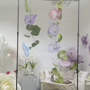 La mejor venta de Organza de seda gigante Morning <span class=keywords><strong>Glory</strong></span> Big Artificial interior y exterior boda evento colgante decoraciones florales - Product Image 5