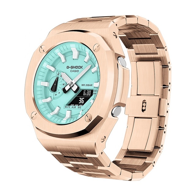 New Arrival GA-2110/2100 MOD Stainless Steel Metal Watch Case Strap Band for GA2100