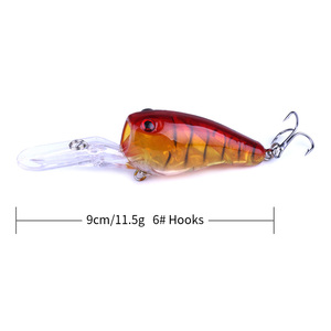 2023 di vendita all'ingrosso di 9cm/11.5g di pesca con esca da pesca in bianco <span class=keywords><strong>sciacallo</strong></span> - Product Image 3