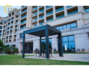 <span class=keywords><strong>Pergola</strong></span> motorisée en aluminium bioclimatique <span class=keywords><strong>avec</strong></span> lames orientables - Product Image 3